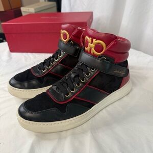 Salvatore Ferragamo Noe High-Top Men’s Shoes